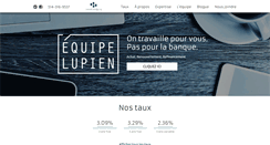 Desktop Screenshot of equipelupien.com